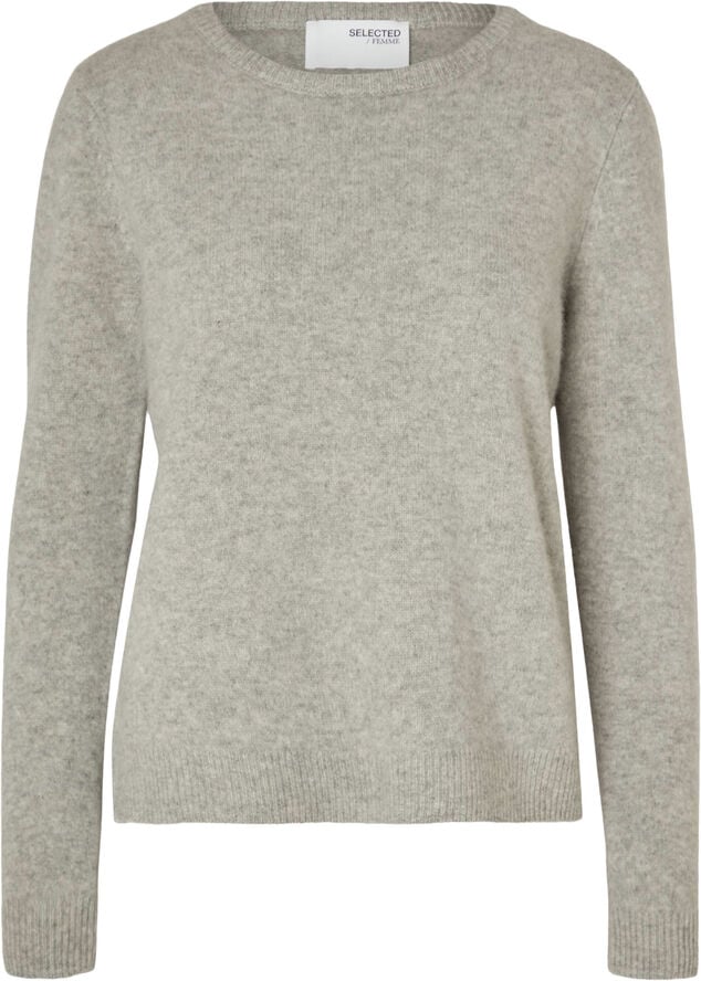 SLFMANILA LS KNIT 100% CASHMERE O-NECK N