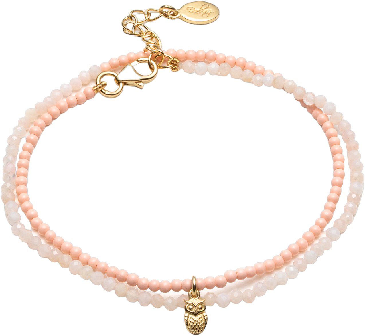 Pink Opal Wisdom Wrap Bead Bracelet