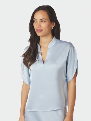 Anelle Heavy Sateen Blouse