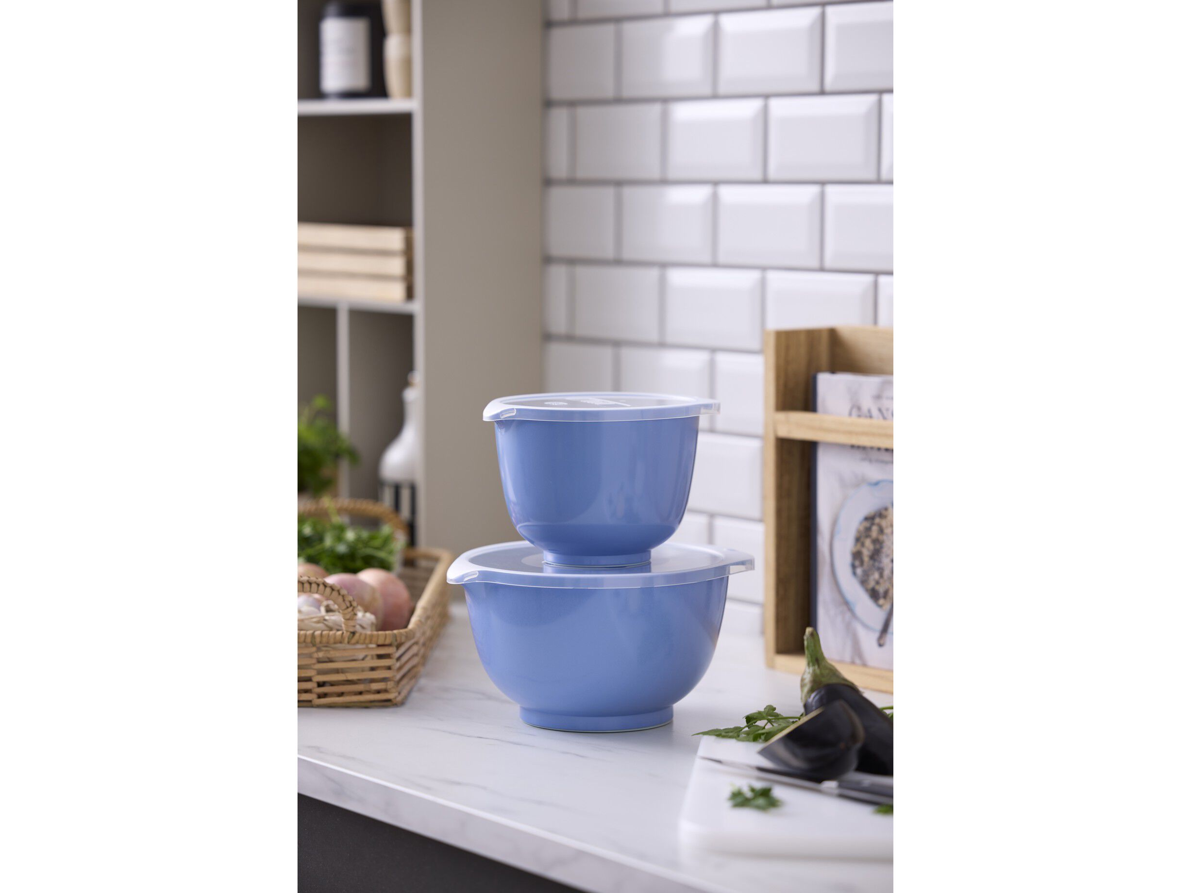 Margrethe-set 4 dlr 1,5 + 3 L Sky Blue