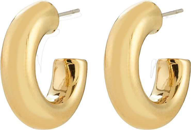 PHASE small hoops gold-plated