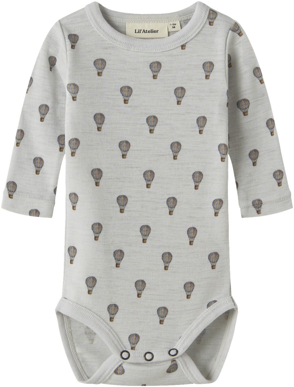 Nbmnoel Nor Wool Ls Slim Body Lil