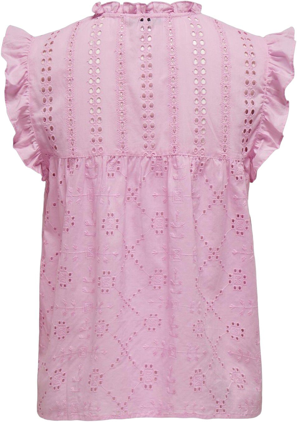 Onlreva Life S/L Emb Top Wvn Noos