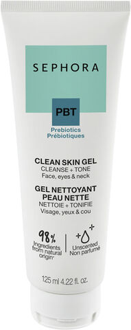Clean skin gel - oparfymerad ansiktsrengöring med prebiotika