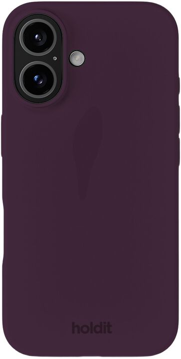 Silicone Case iPhone 16 Deep Plum