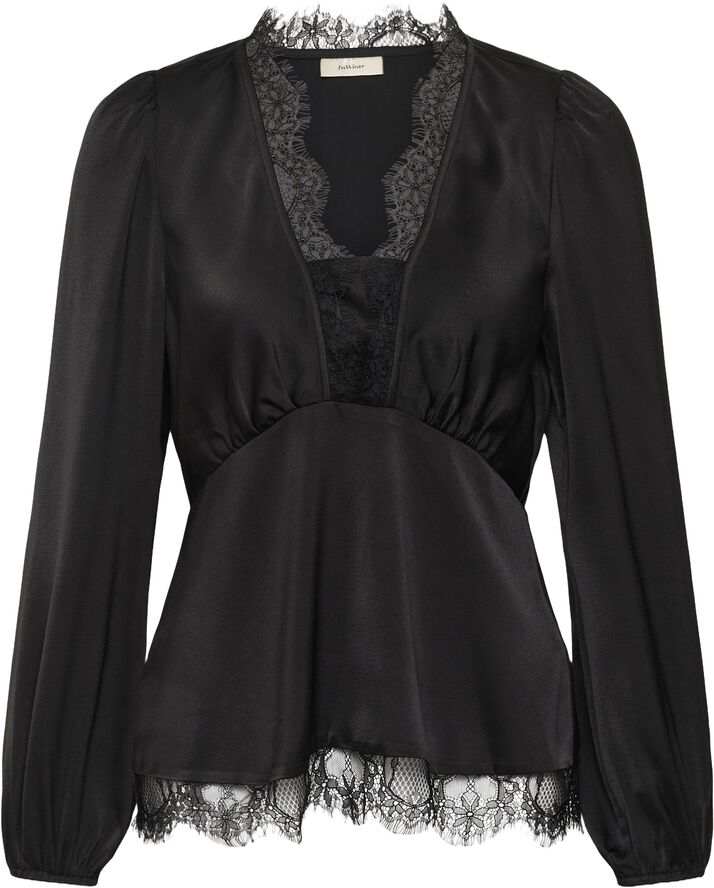 SATINEIW LACE TOP