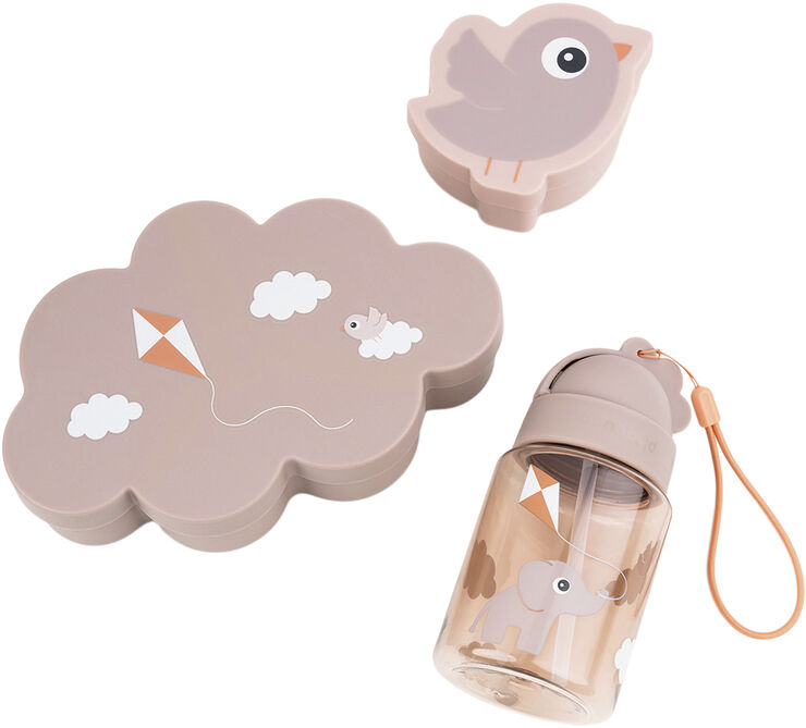 Snack & madkasse m/drikkedunk Playground Pudder