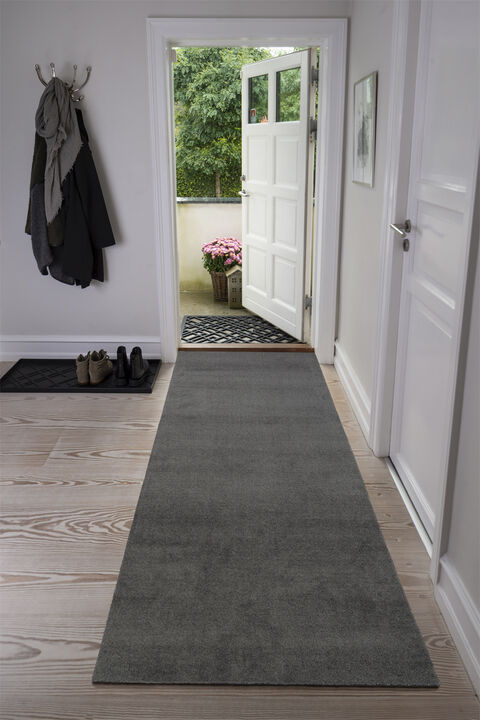 Løber 90x200 cm, steelgrey