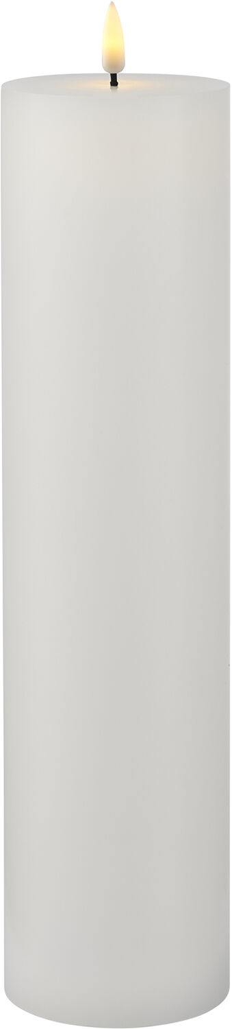 Sille Genopladelig, &Oslash;7,5xH30cm, Hvid