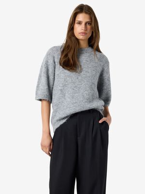 NMSUTTON S/S O-NECK KNIT NOOS