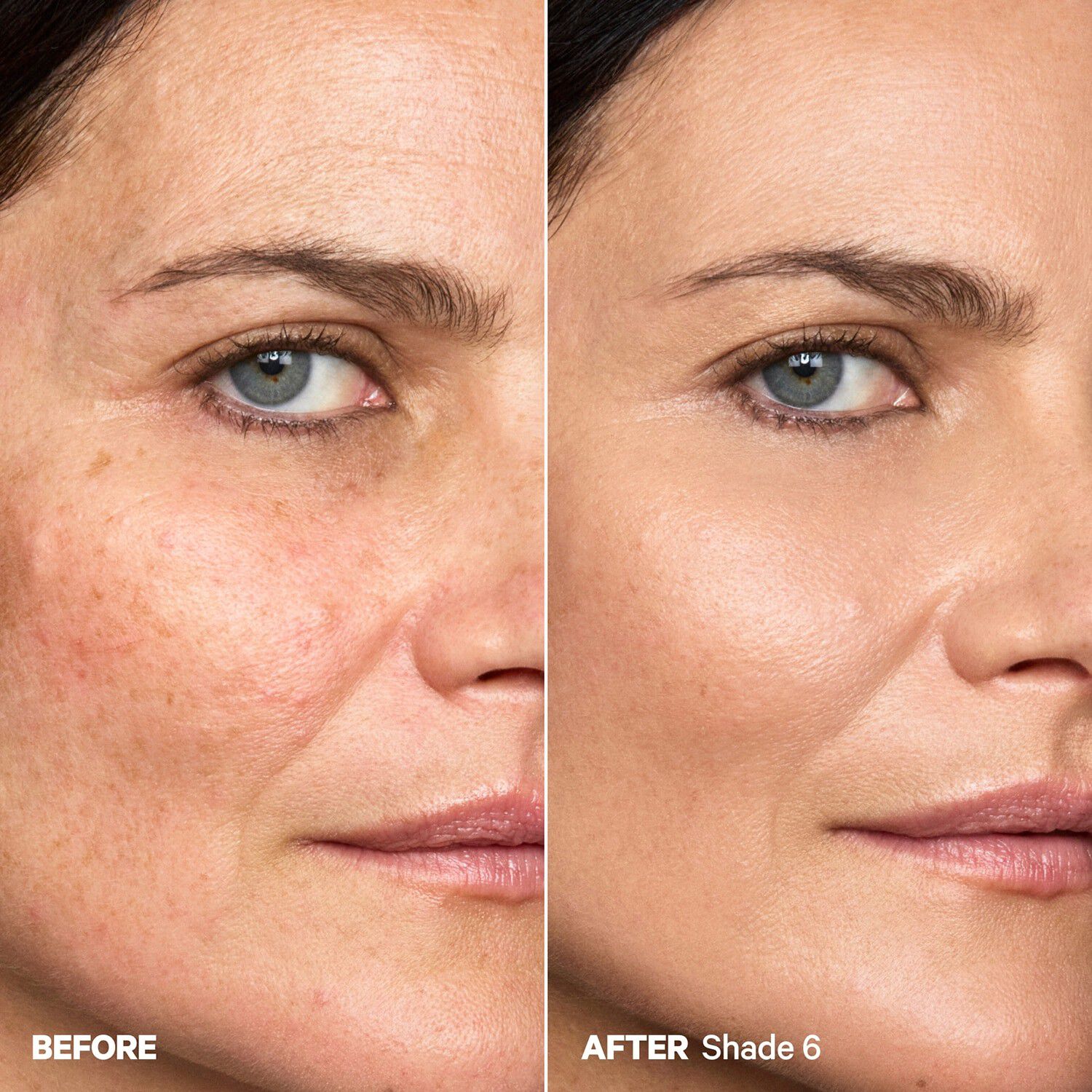 En ren, icke-komedogen stick-concealer i gelkr&auml;m med byggbar t&auml;ckning,