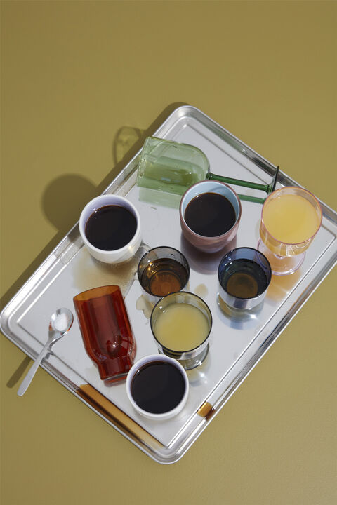 WATER GLASS, 2 PCS, TALL, SMOKE, 65110S