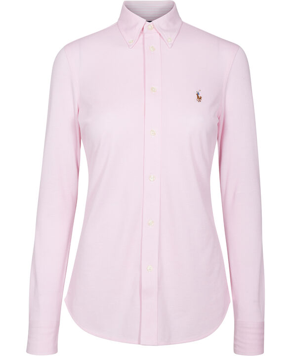 Knit Cotton Oxford Shirt