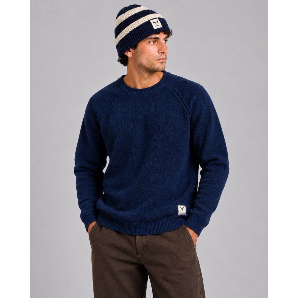 Aare striped beanie
