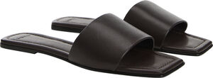 Knot heel sandals