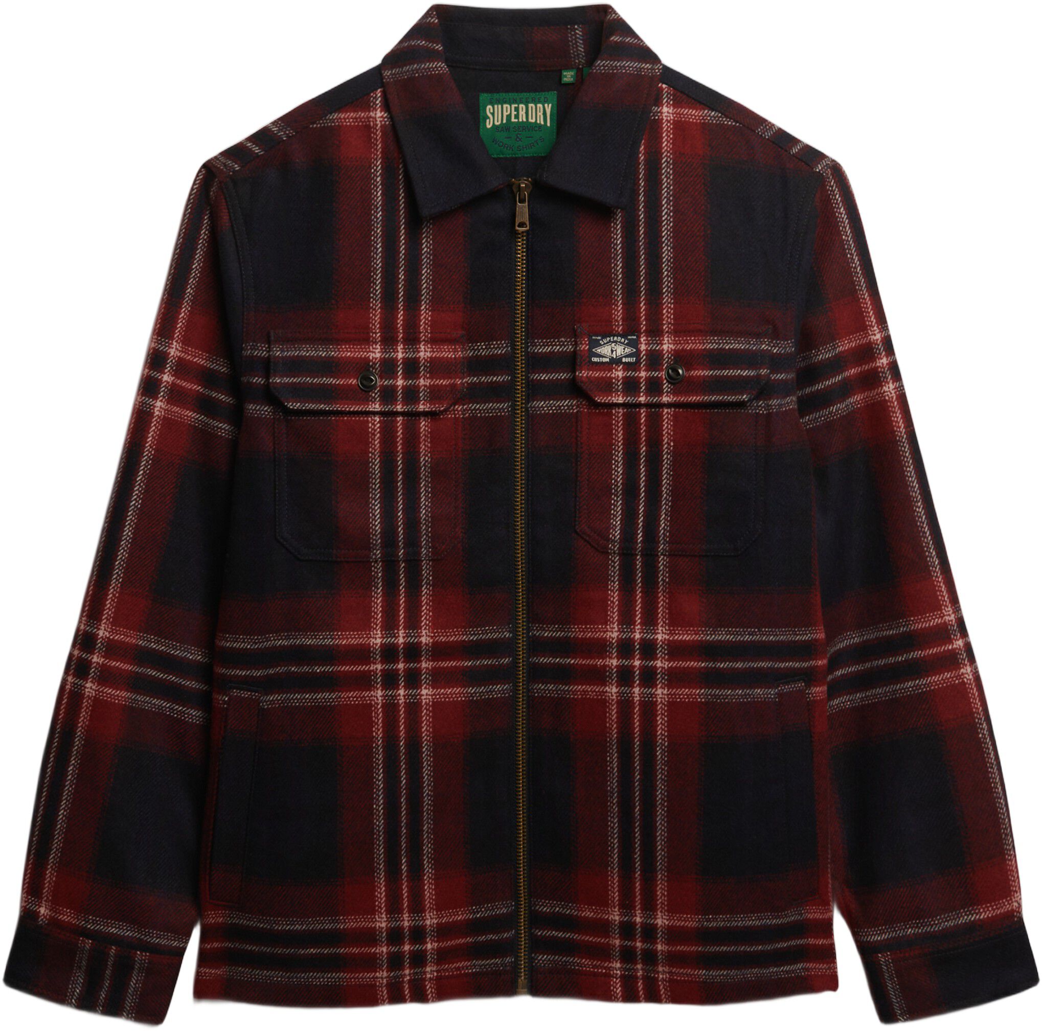 WOOL MILLER ZIP OVERSHIRT