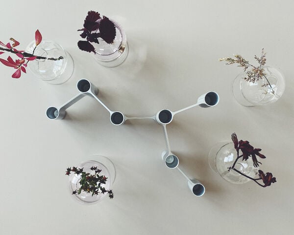 LINK, CANDLE HOLDER, POLISHED ALUMINIUM, 11060P