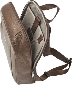 MELLOW LEATHER BACKPACK / MILK CHOCOLATE