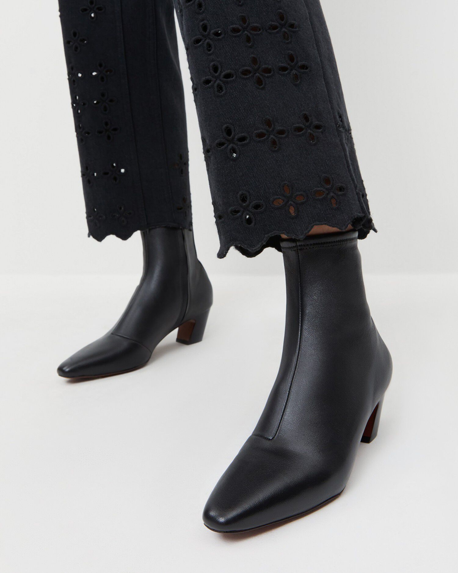 DORIA KICKED HEEL ANKLE BOOT