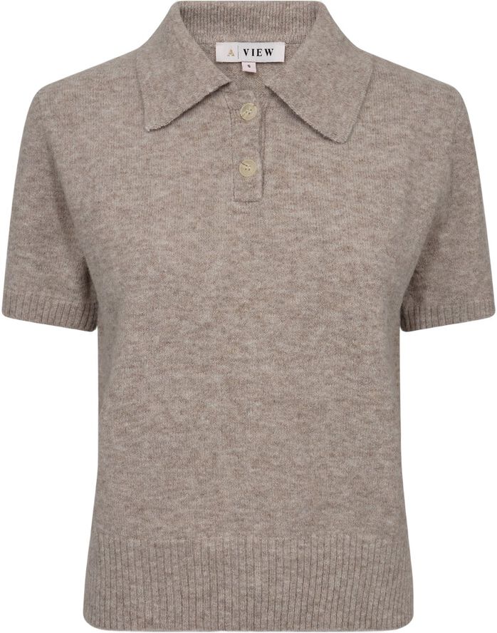 Rena polo knit blouse