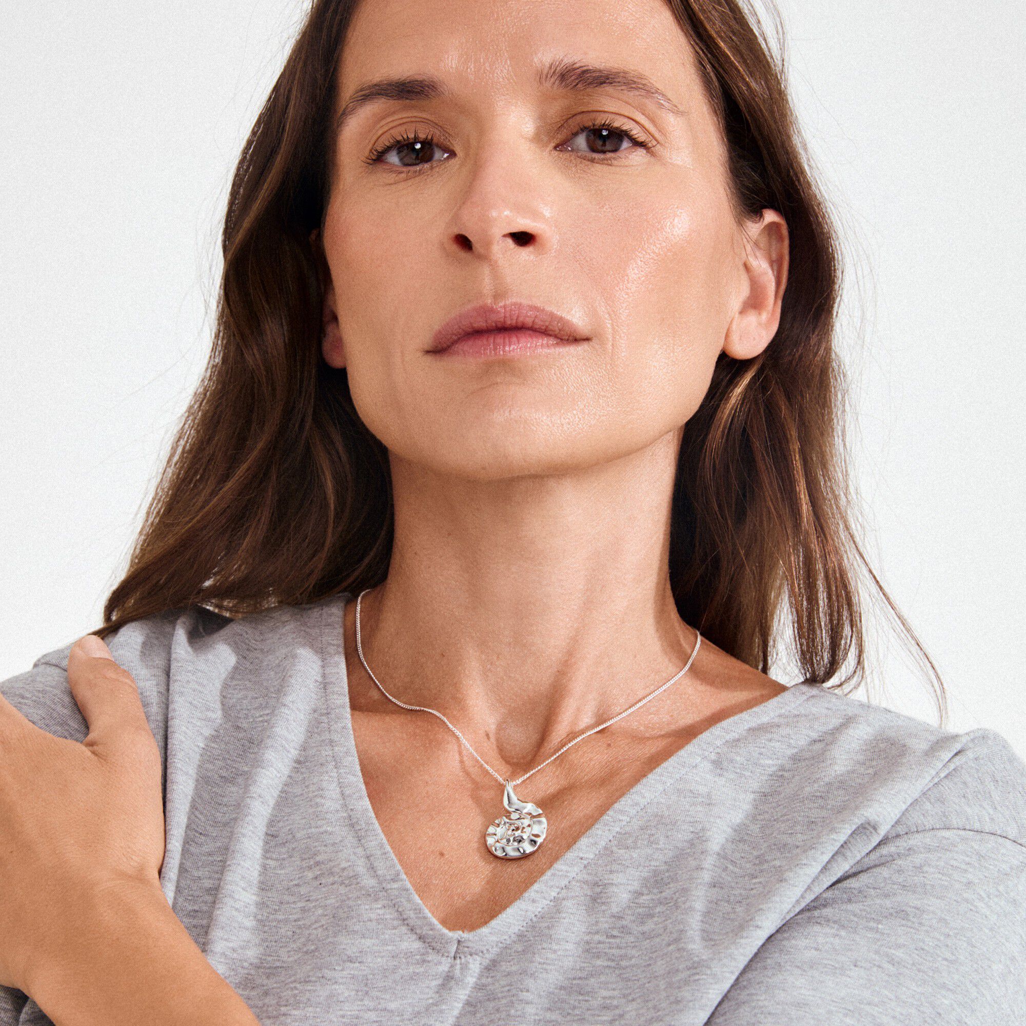 HAZE necklace silver-plated