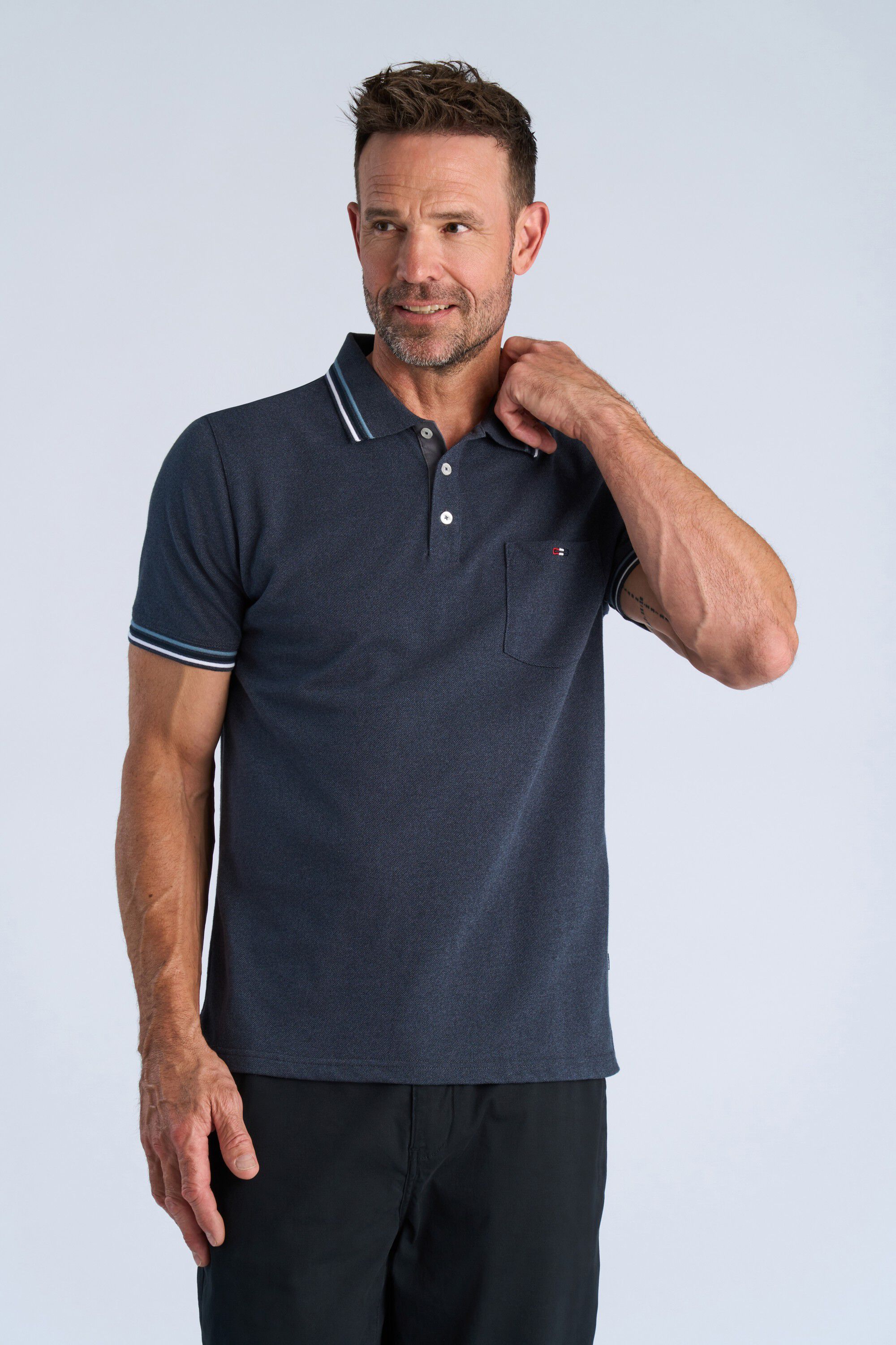 Signature polo piqu&eacute; S/S