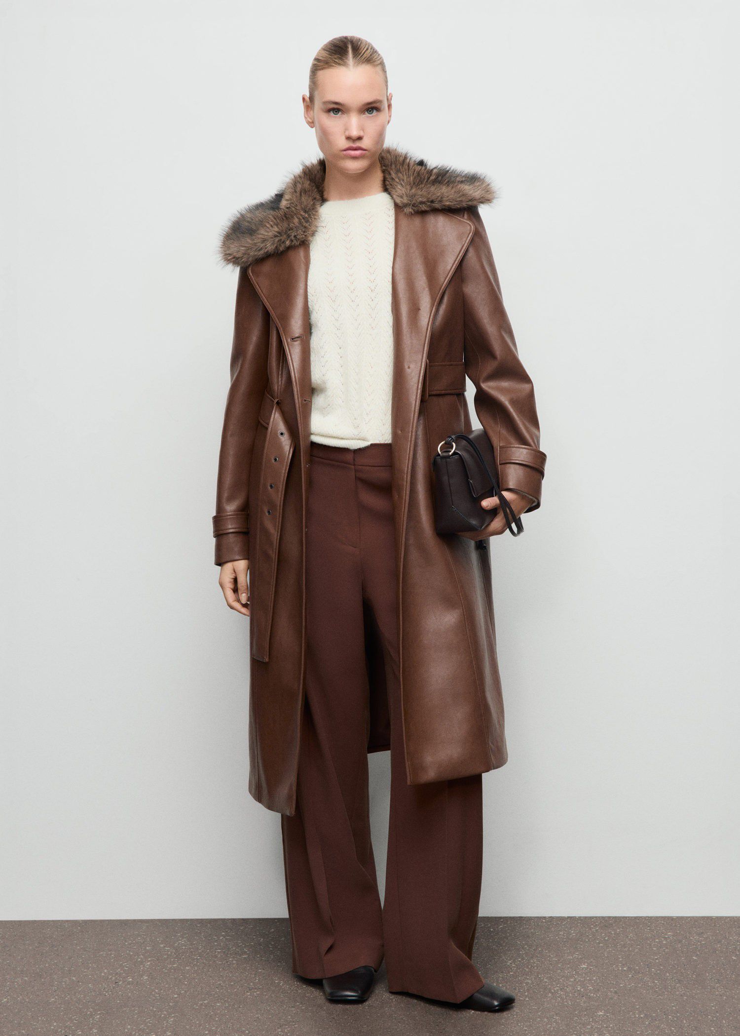 Cable-knit lurex sweater