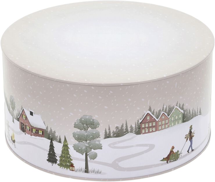 Kakburksset Vinter 22x12/20x10 cm Arctic Ice/Woodrose Metall