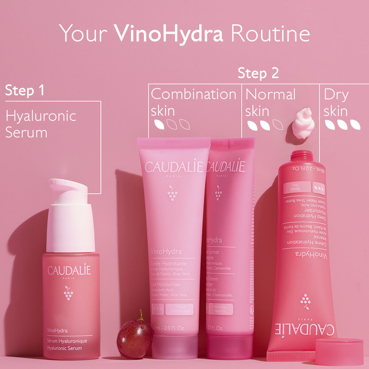 Caudal&iacute;e Vinohydra Gel Moisturizer 60 ml