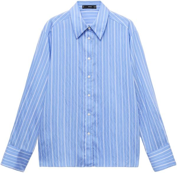 Striped straight shirt