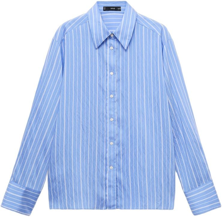 Striped straight shirt
