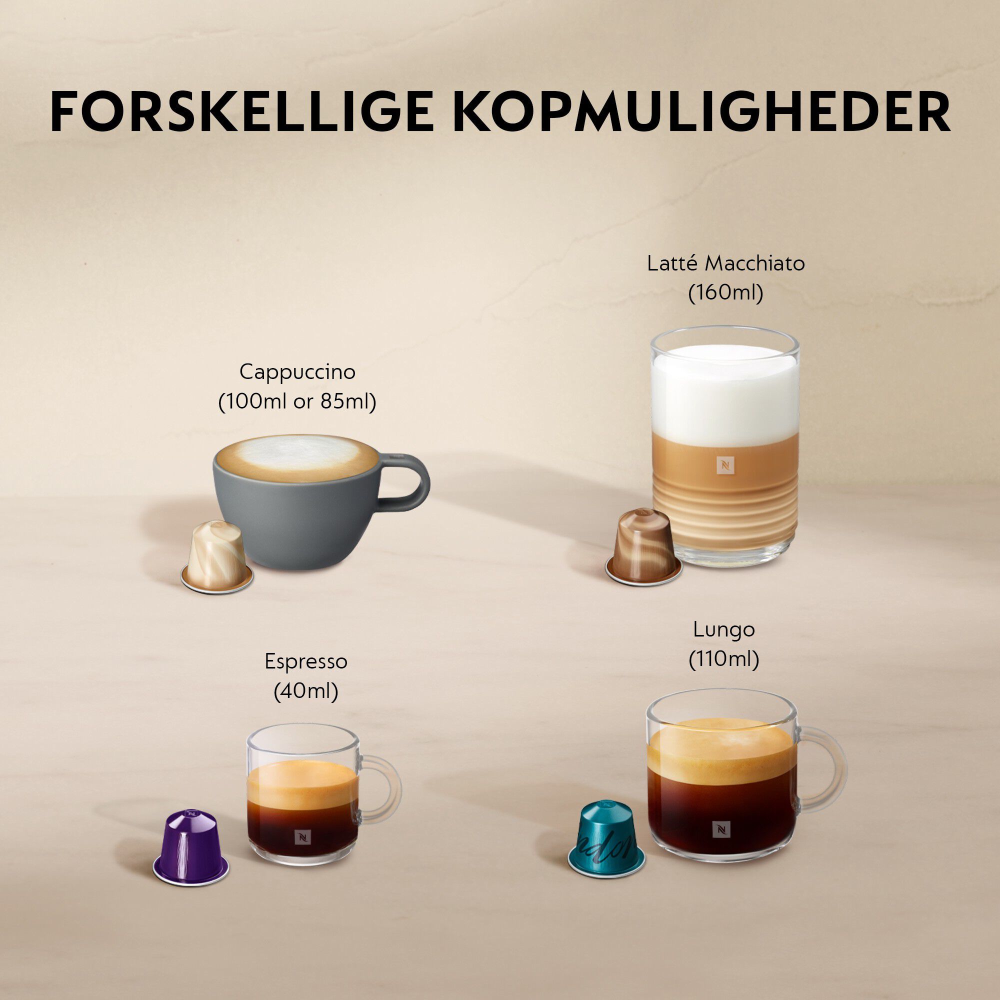 NESPRESSO&reg; CitiZ&Milk kaffemaskine DeLonghi