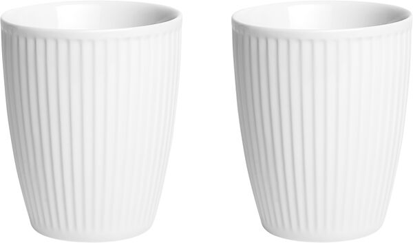 "Termokrus Plissé 25 cl 8 x 12 cm 2 stk. Hvit"