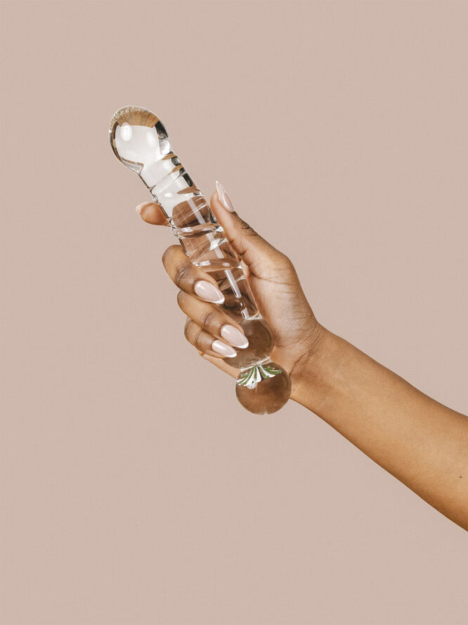 Tansy Blossom Swirl Glasdildo