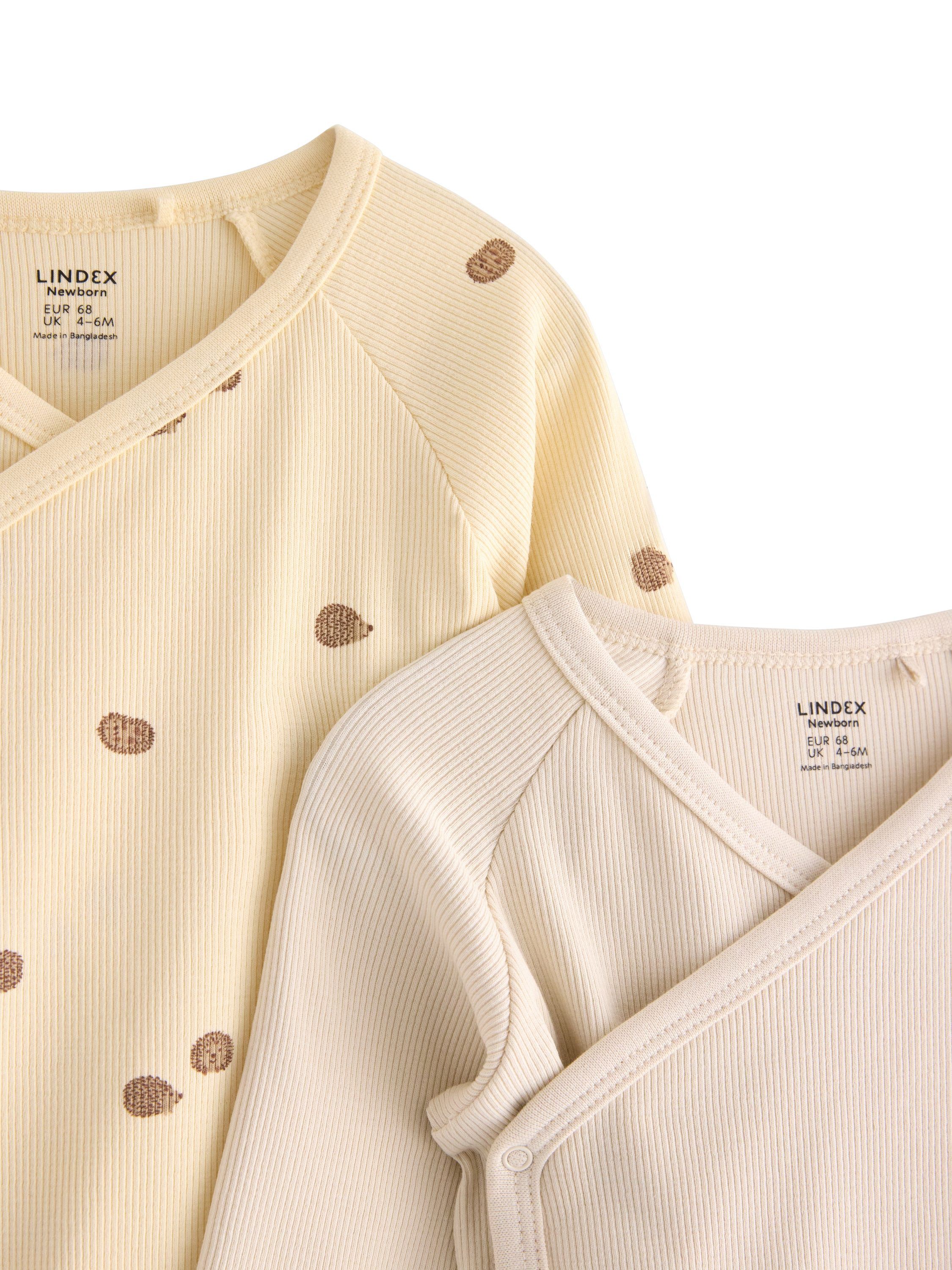 Ribbed wrap bodysuits in soft and s