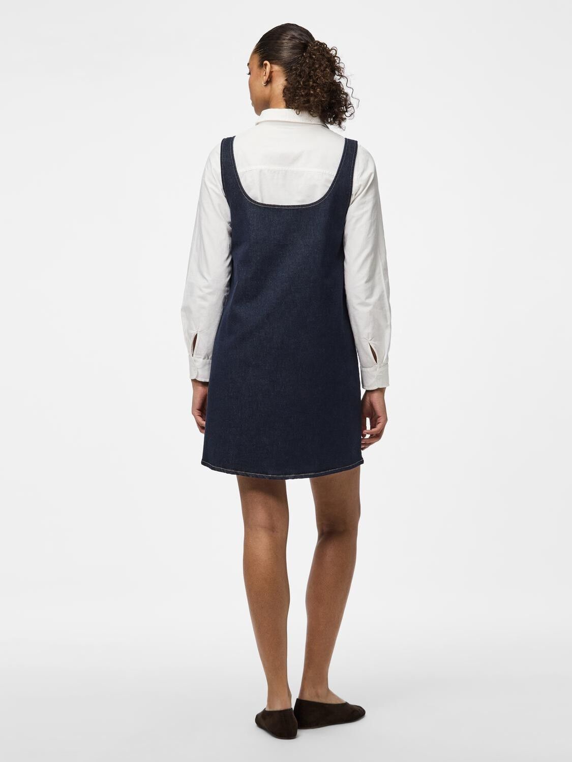 PCFRANNA SL DENIM SPENCER DRESS D2D