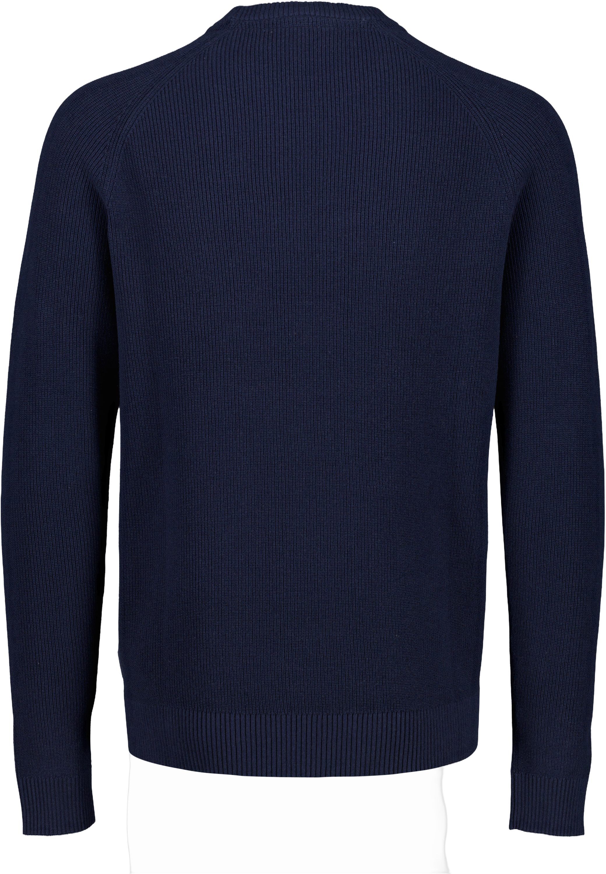 Ribbed L/S o-neck knit