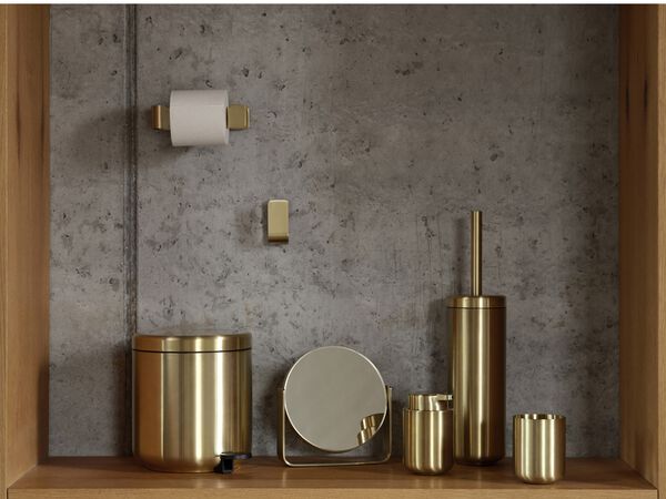 Bordsspegel m 5x förstoring Ume Brass finish