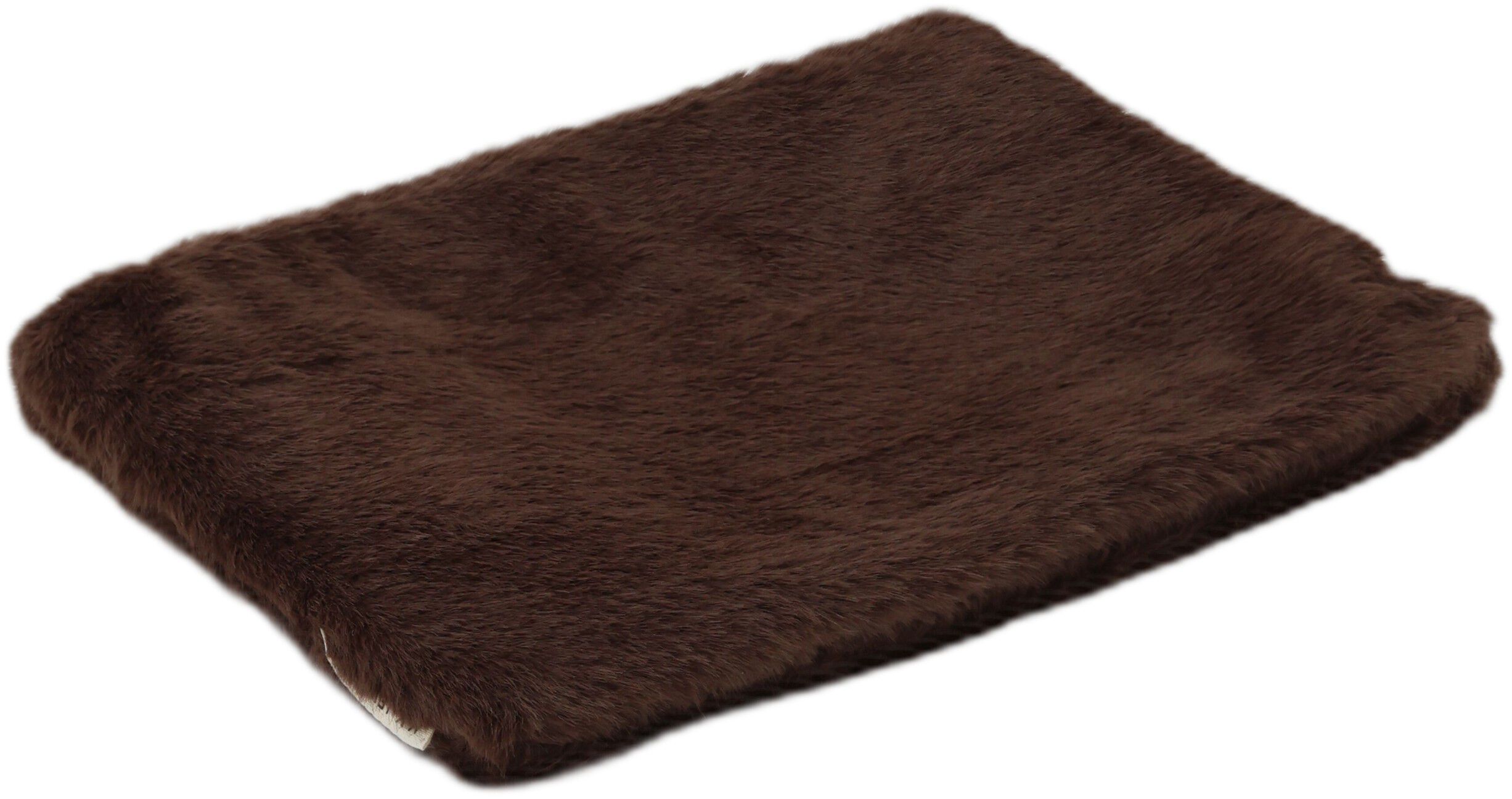 Laptopsleeve faux fur brown
