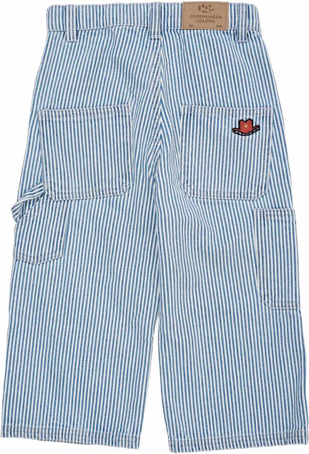 Y/D STRIPE TWILL CARGO PANTS W. ADJ. WAIST