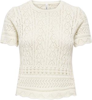 ONLELKE LIFE SS STRUCTUR O-NECK KNT