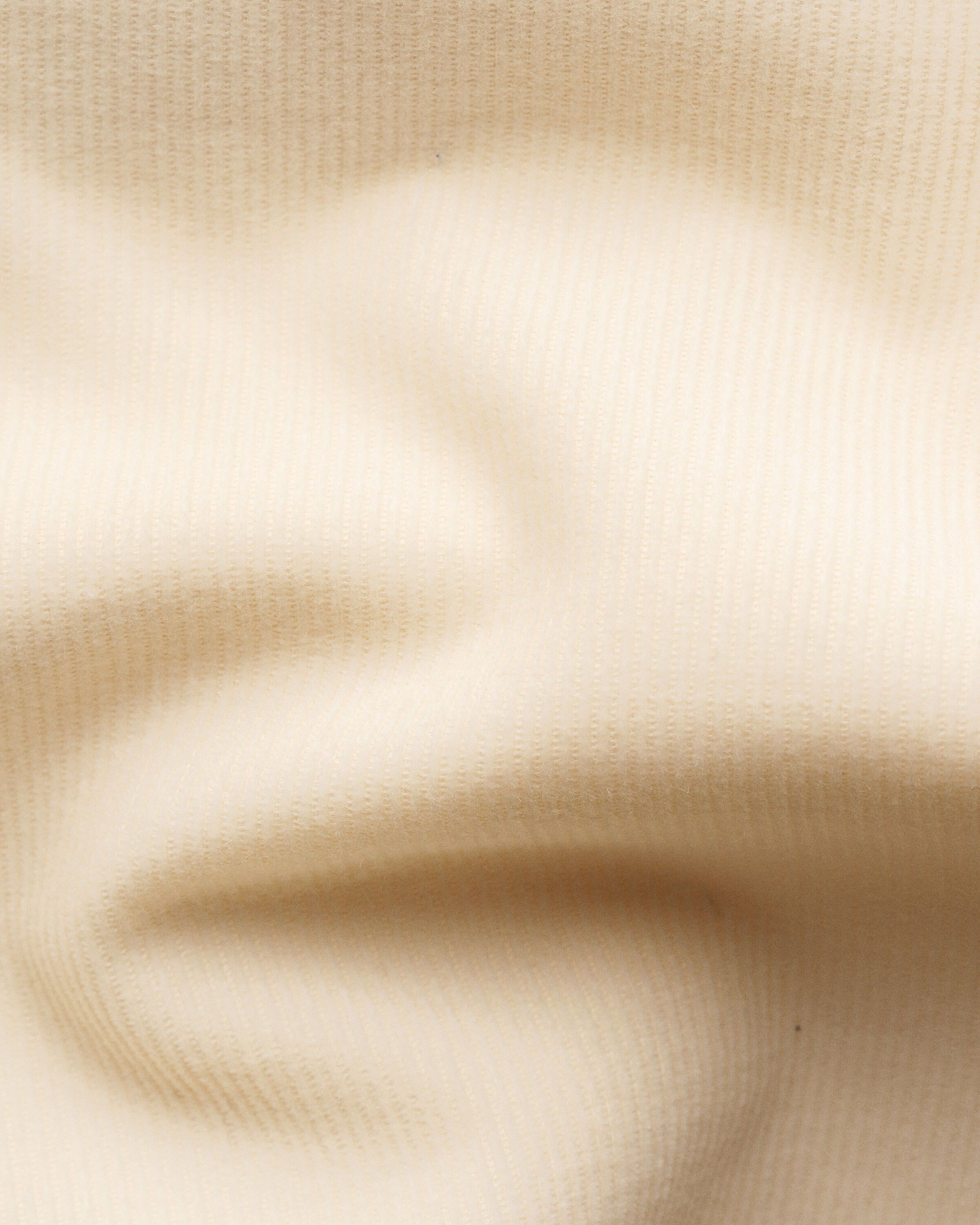 Casual Fit Solid Corduroy Shirt