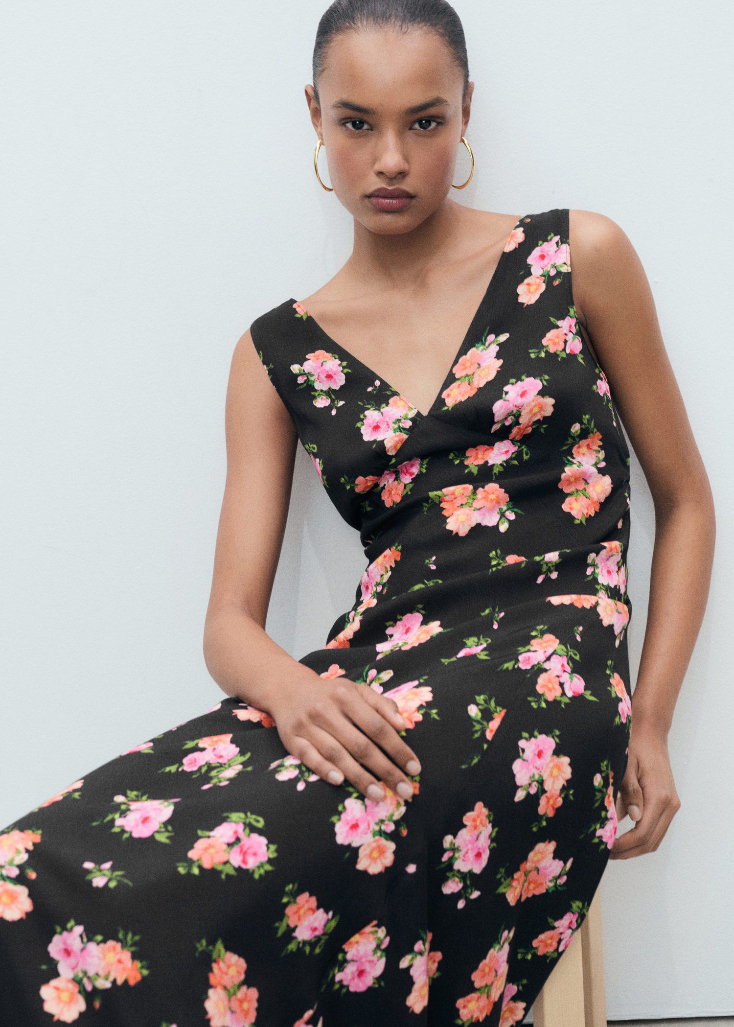 Long floral dress