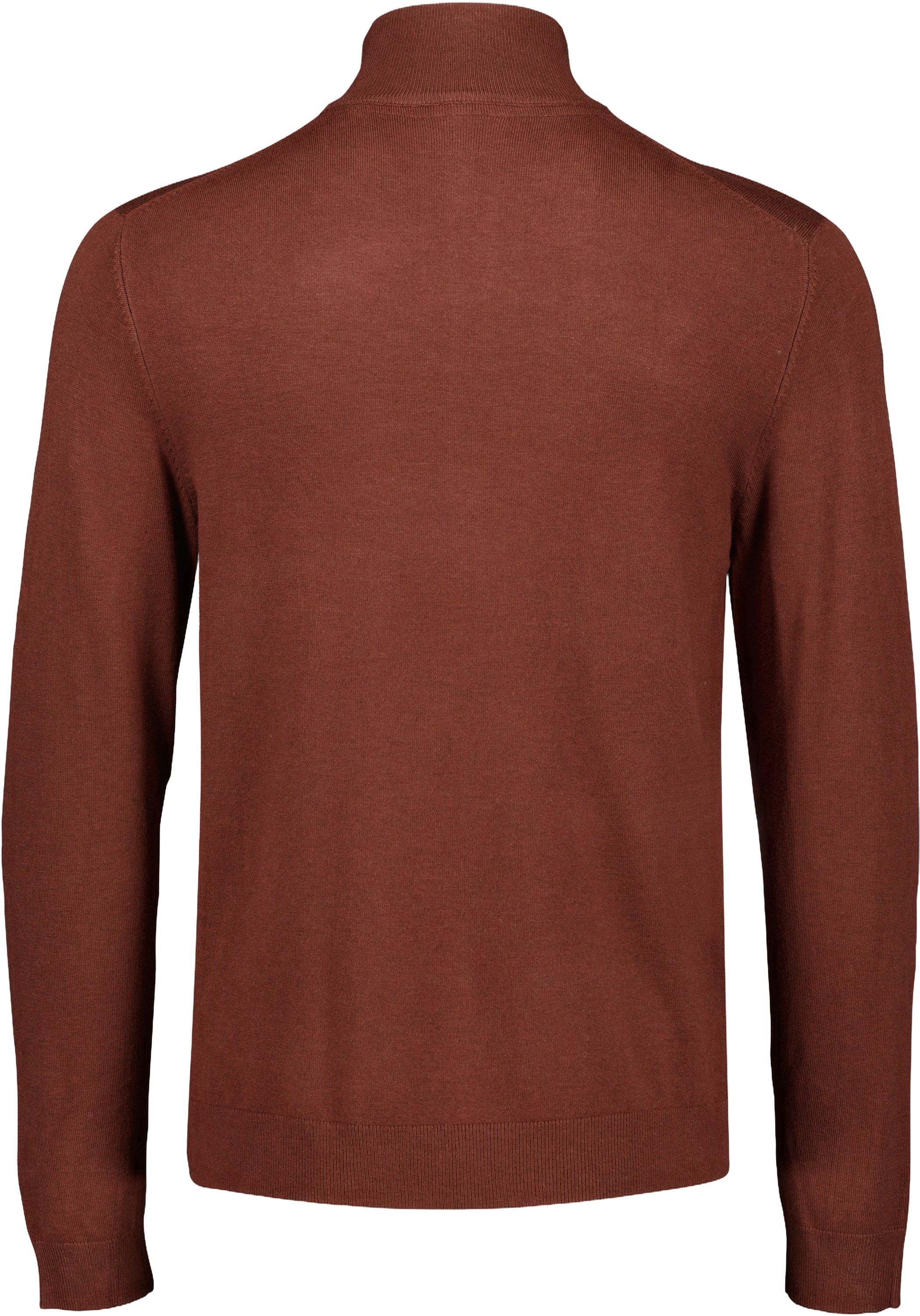 Ecovero half zip L/S knit