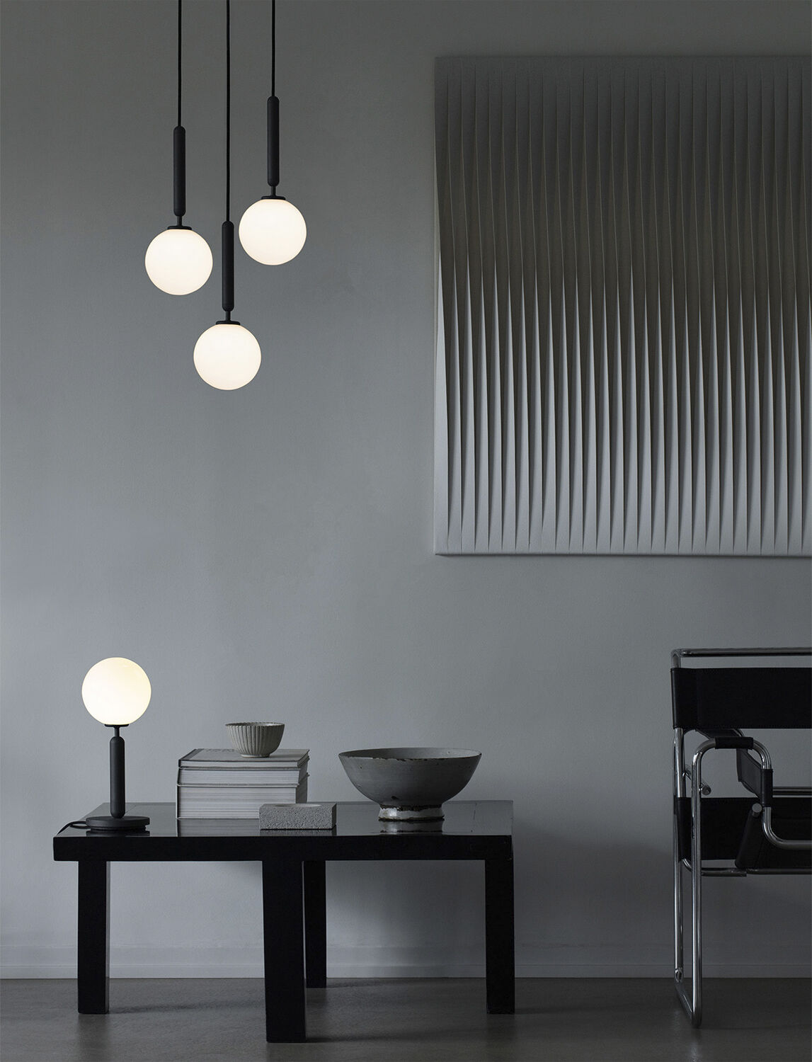 Miira Table, rock grey / opal