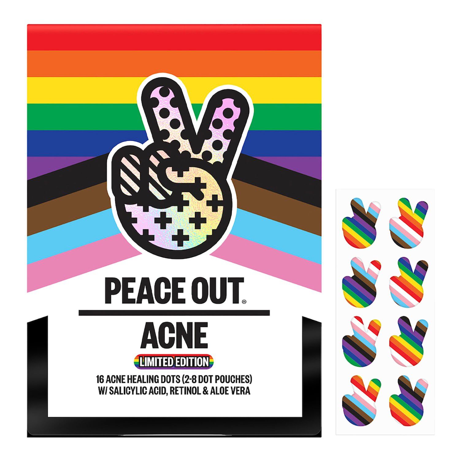 Pride Limited Edition-Timbres f&ouml;r behandling av akne med salicylsyra