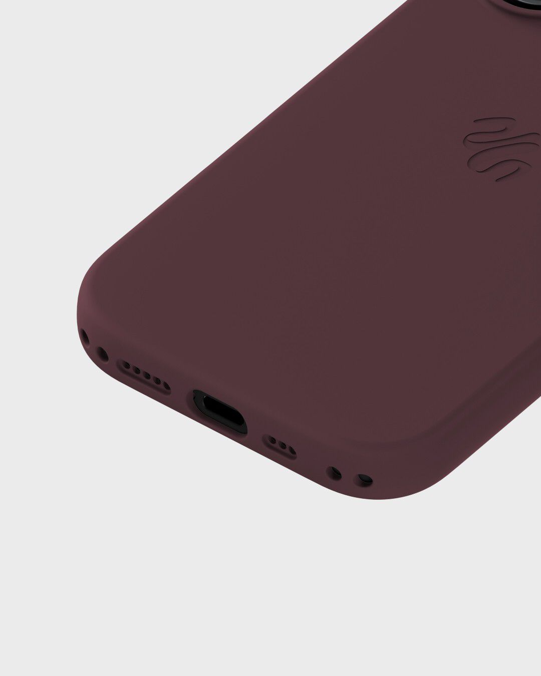 Silicone Case Magsafe Cpt. IPH 17 Bordeaux