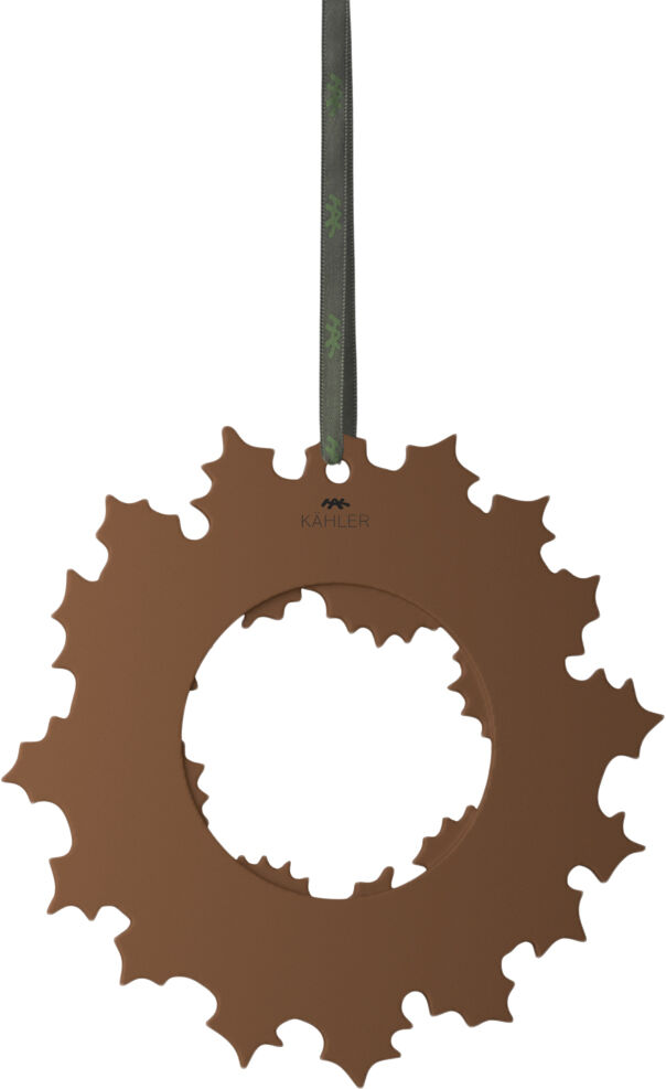 Gingerbread Julekrans &Oslash;18. 5 cm brun