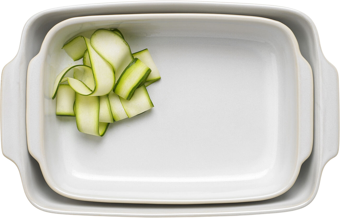 Tavola ugnsform, 38,5*25 och 33*21,5 cm, vit