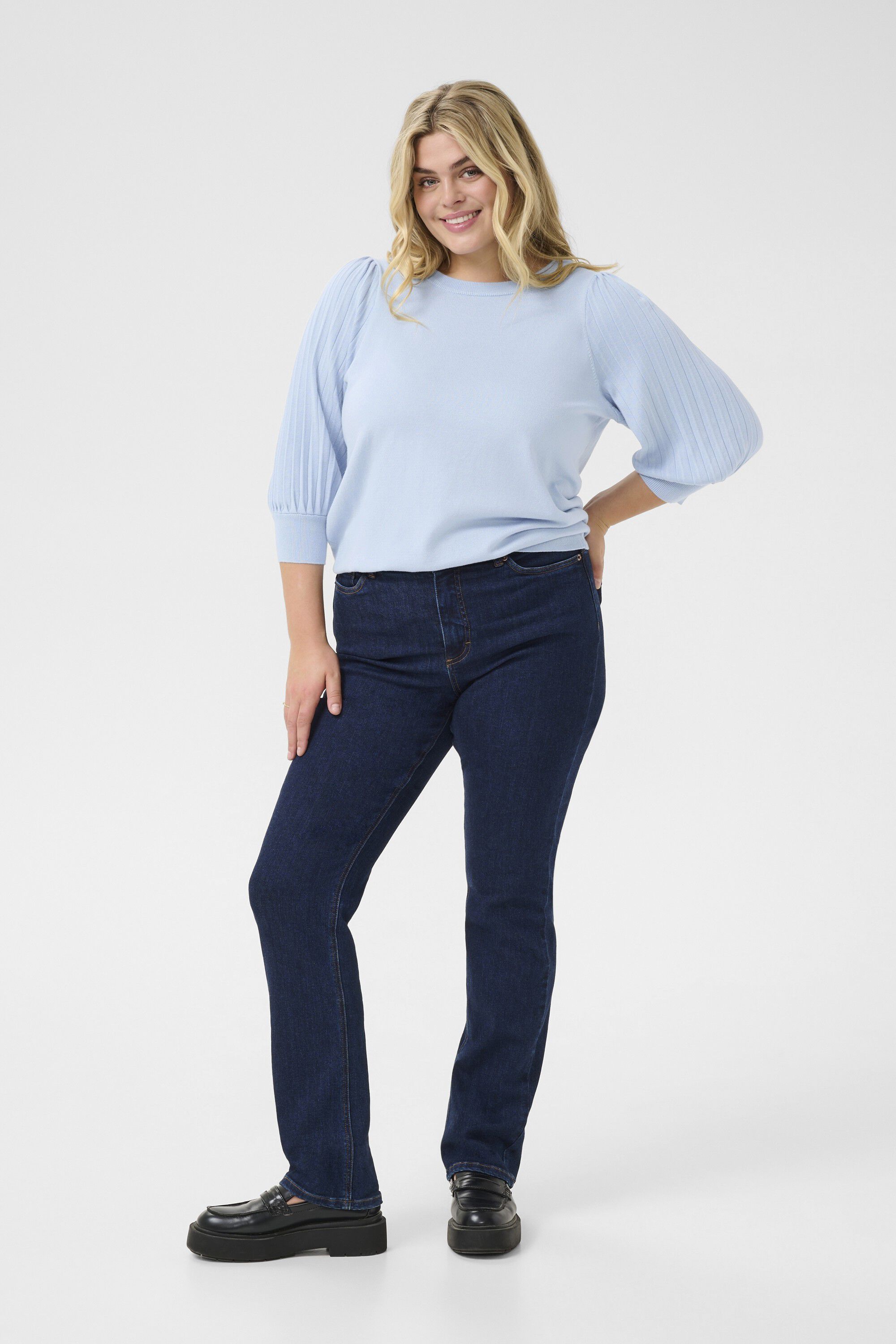 KCloni 3/4 SL Knit Pullover